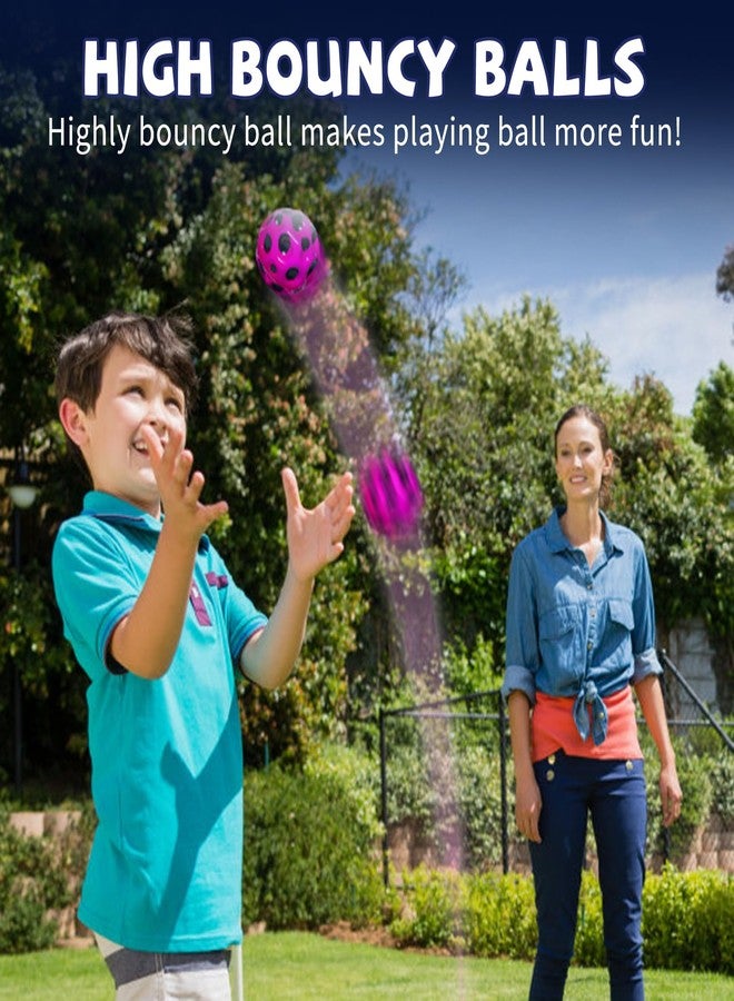 Poosue Bouncy Space Moon Bouncy Balls - Super Bouncy Moon Ball for Kids - Big Bouncy Balls for Athlete Training and Sensory Play - Extreme High Bouncing Ball - Image 3